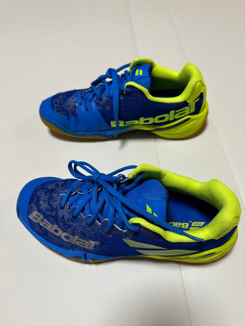 Babolat バボラ バドミントンシューズ シャドウツアー 26cm 青/黄