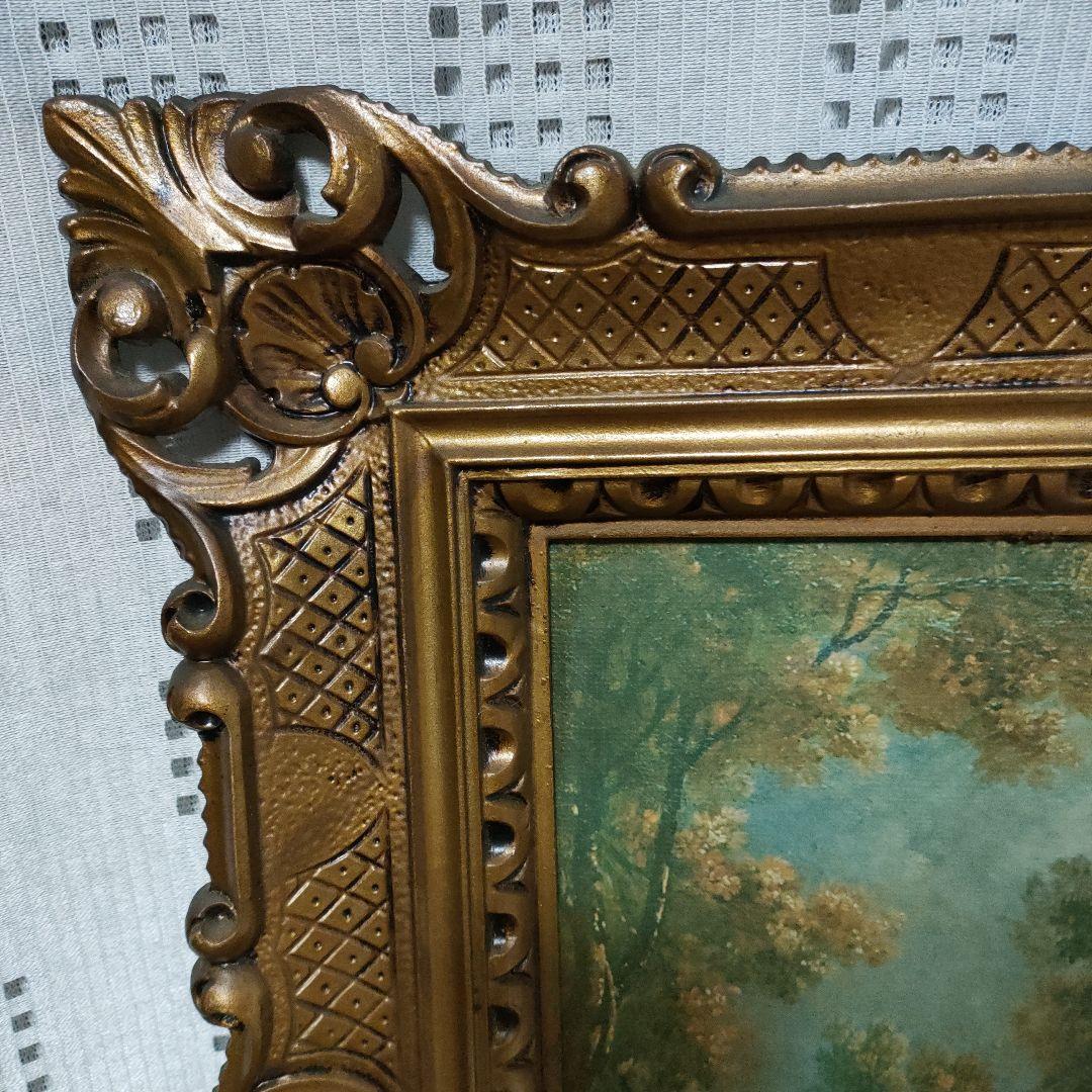 額装 フランス絵画 フランソワ・ブーシェ 「橋」 - メルカリ