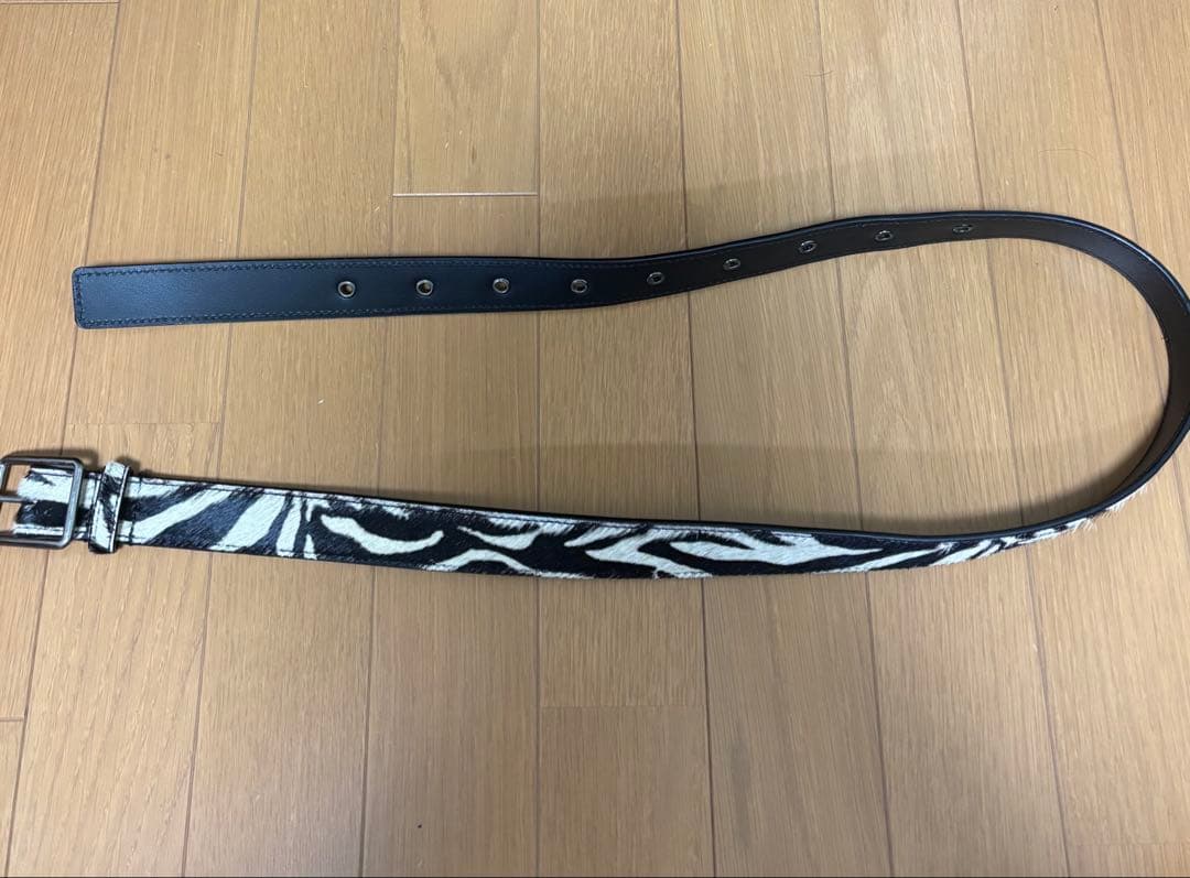 jadedlondon ジェイデッドロンドン ベルト ZEEBRAアニマル柄