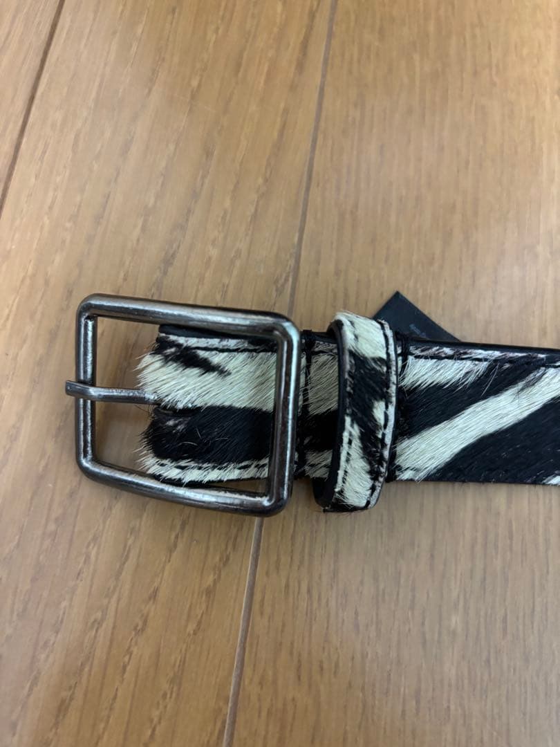 jadedlondon ジェイデッドロンドン ベルト ZEEBRAアニマル柄