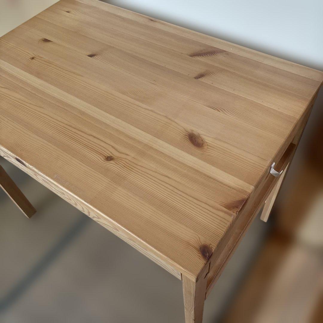 無印良品 パイン材デスク デスクワゴンセット1
