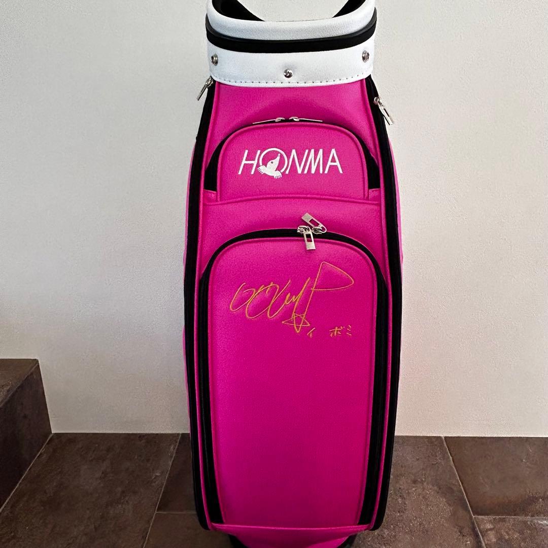 新品 未使用 HONMA キャディバッグ イ•ボミ サイン刺繍 限定モデル
