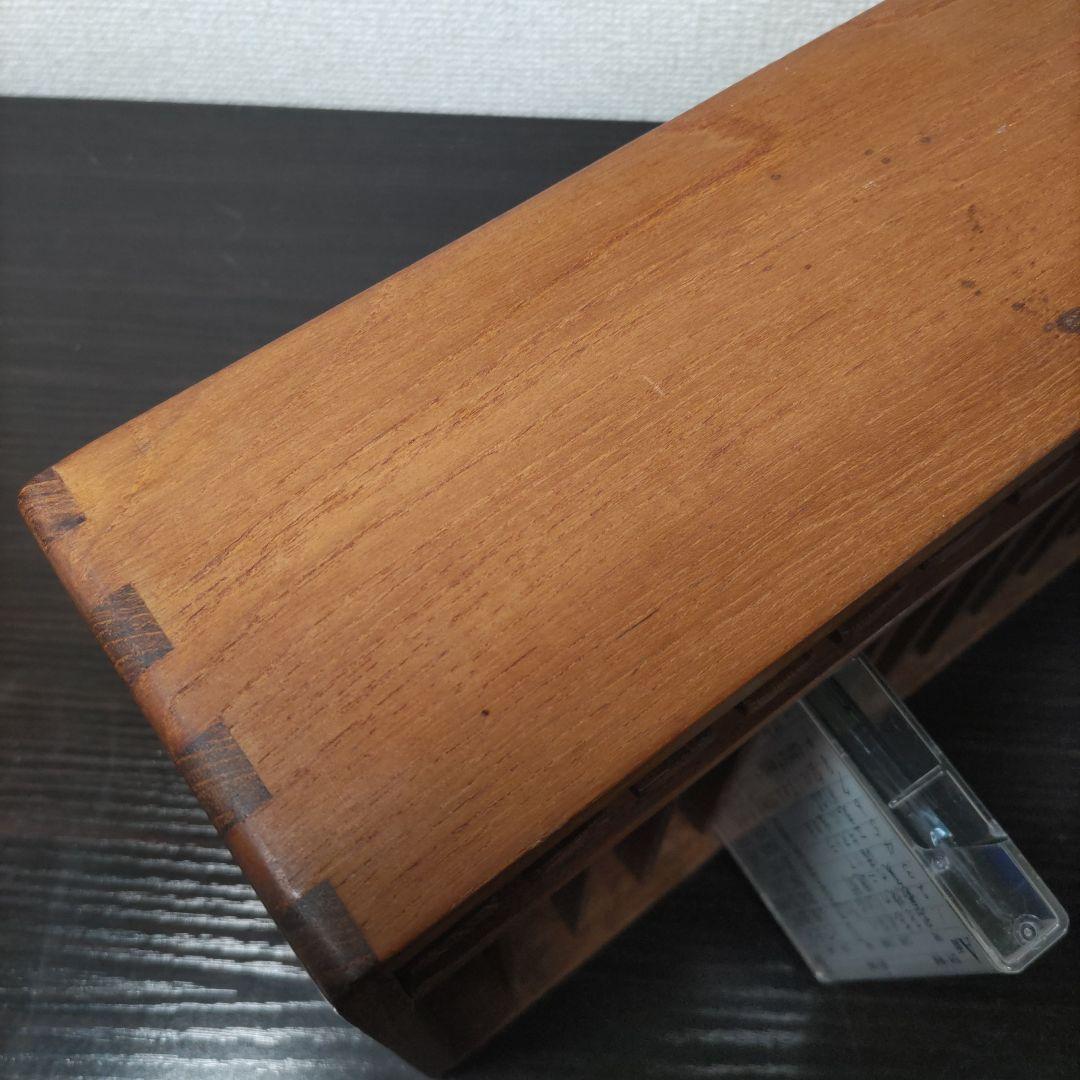 木製 カセットテープ ラック 壁掛け 収納 ミッドセンチュリー モダン