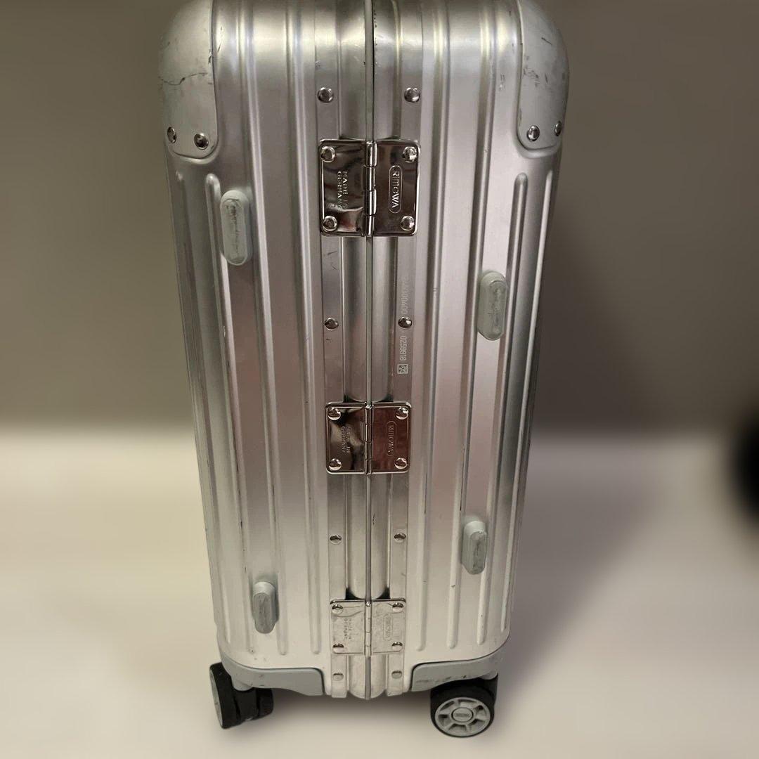 RIMOWAキャリーケース ネイビー メッシュポケット付き
