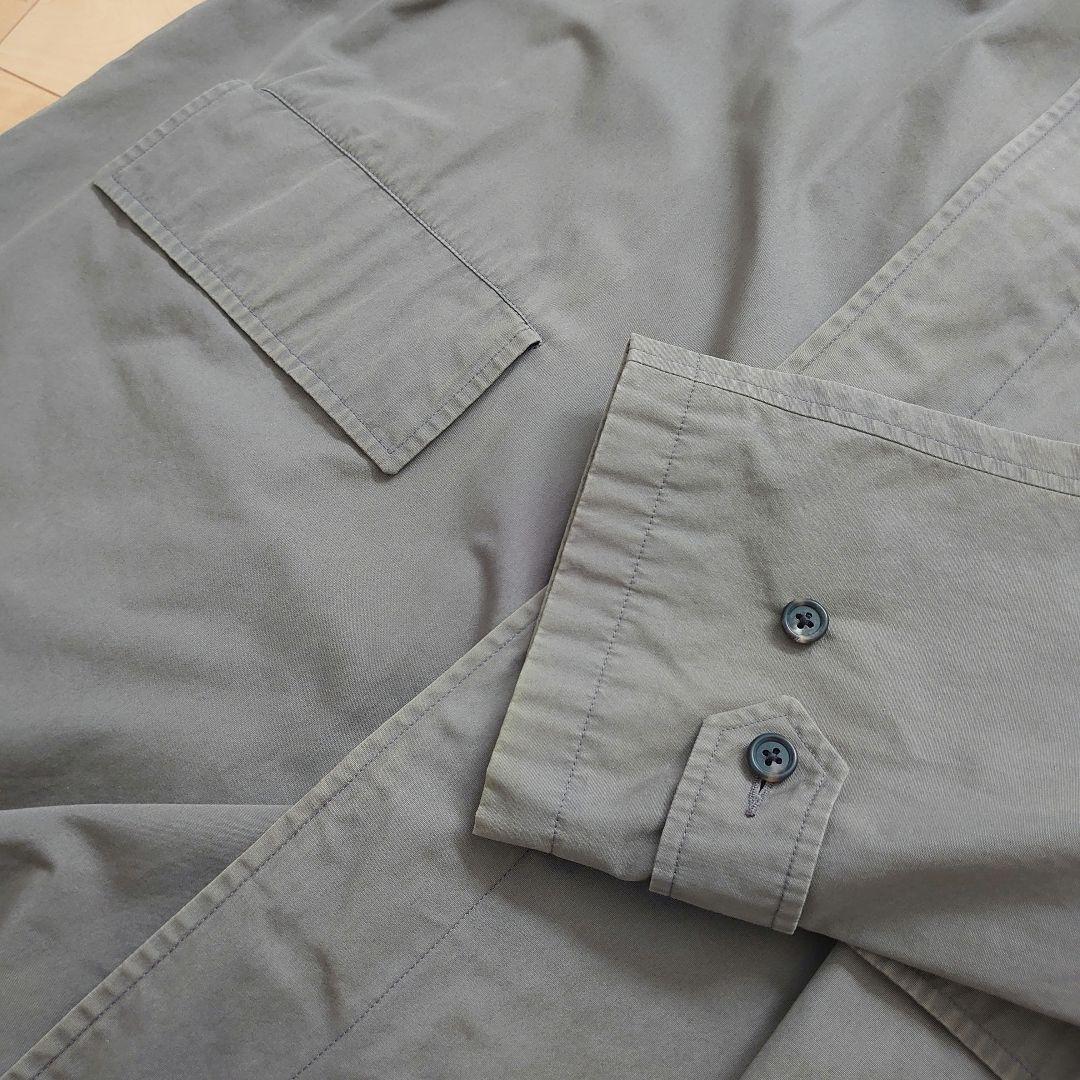 マーガレット・ハウエル バラクータ ステンカラーコート カーキXL