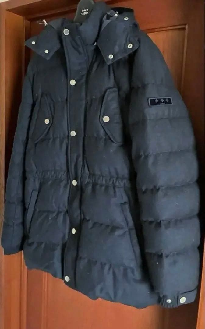 カシミア混ウールダウン ファーフード付◆TATRAS◆タトラスBIONDI 03