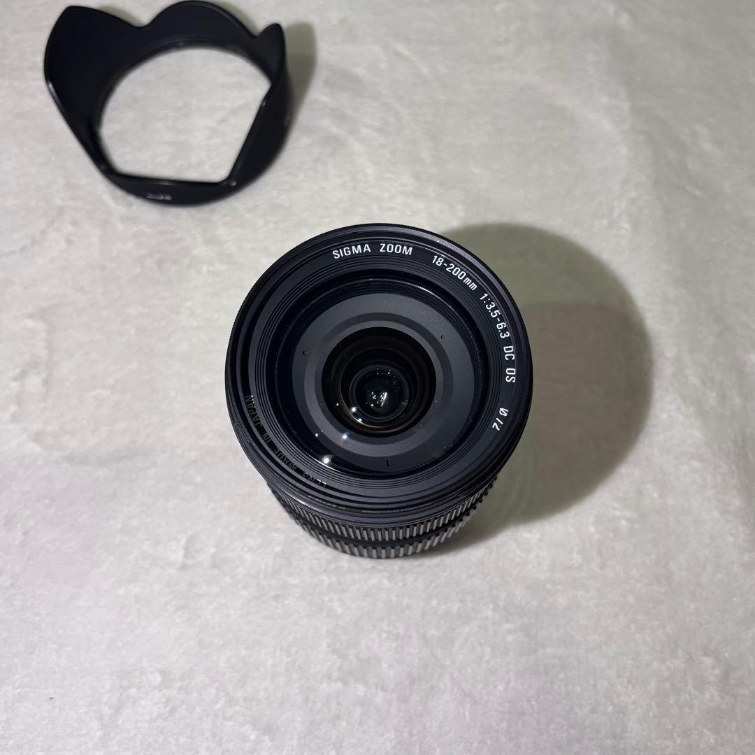 【おまけフィルター付き】SIGMA 18-200mm F3.5-6.3 DCOS