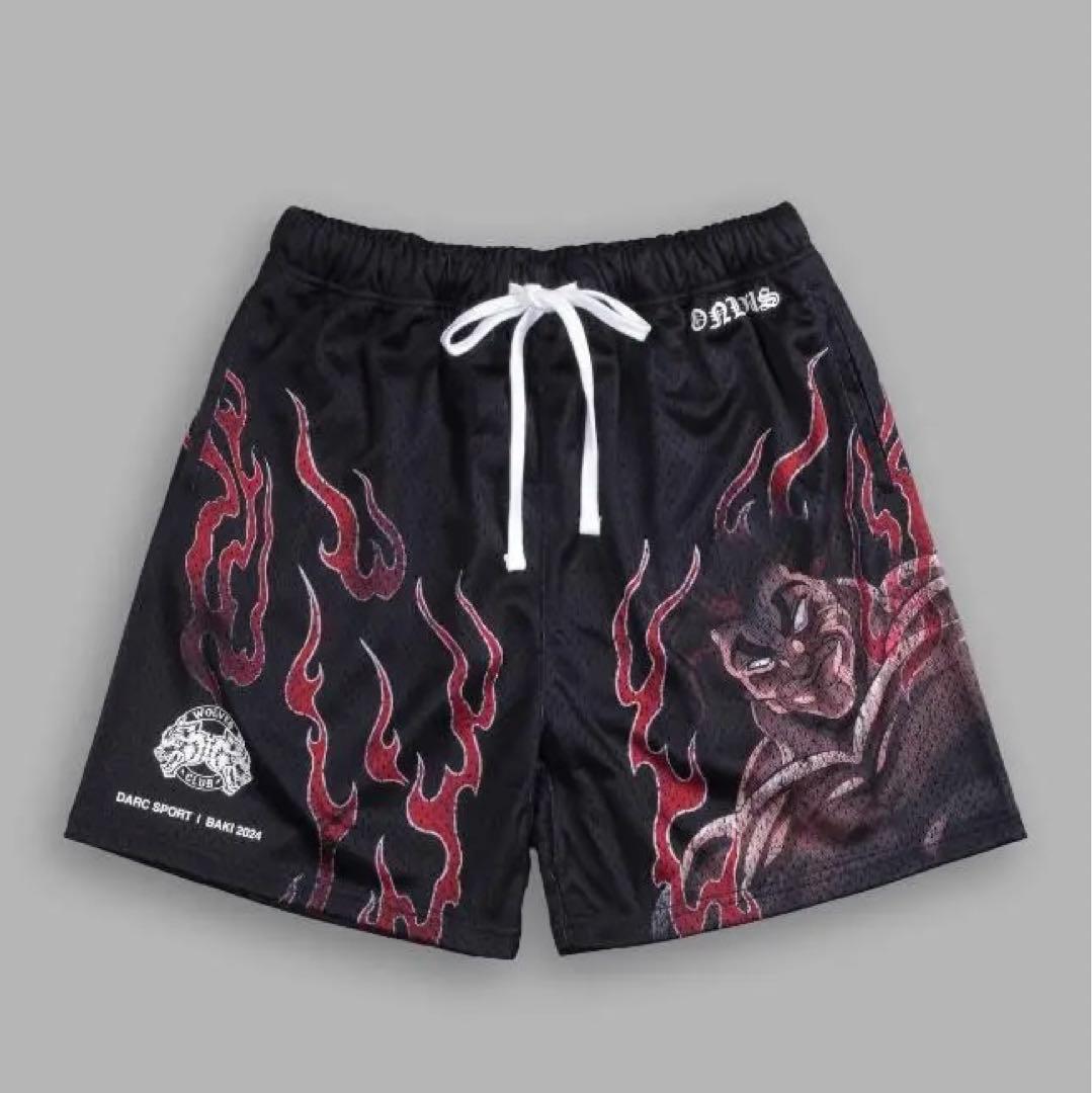 DarcSport ダルクスポーツ 刃牙 BAKI メッシュ ハーフパンツS - メルカリ
