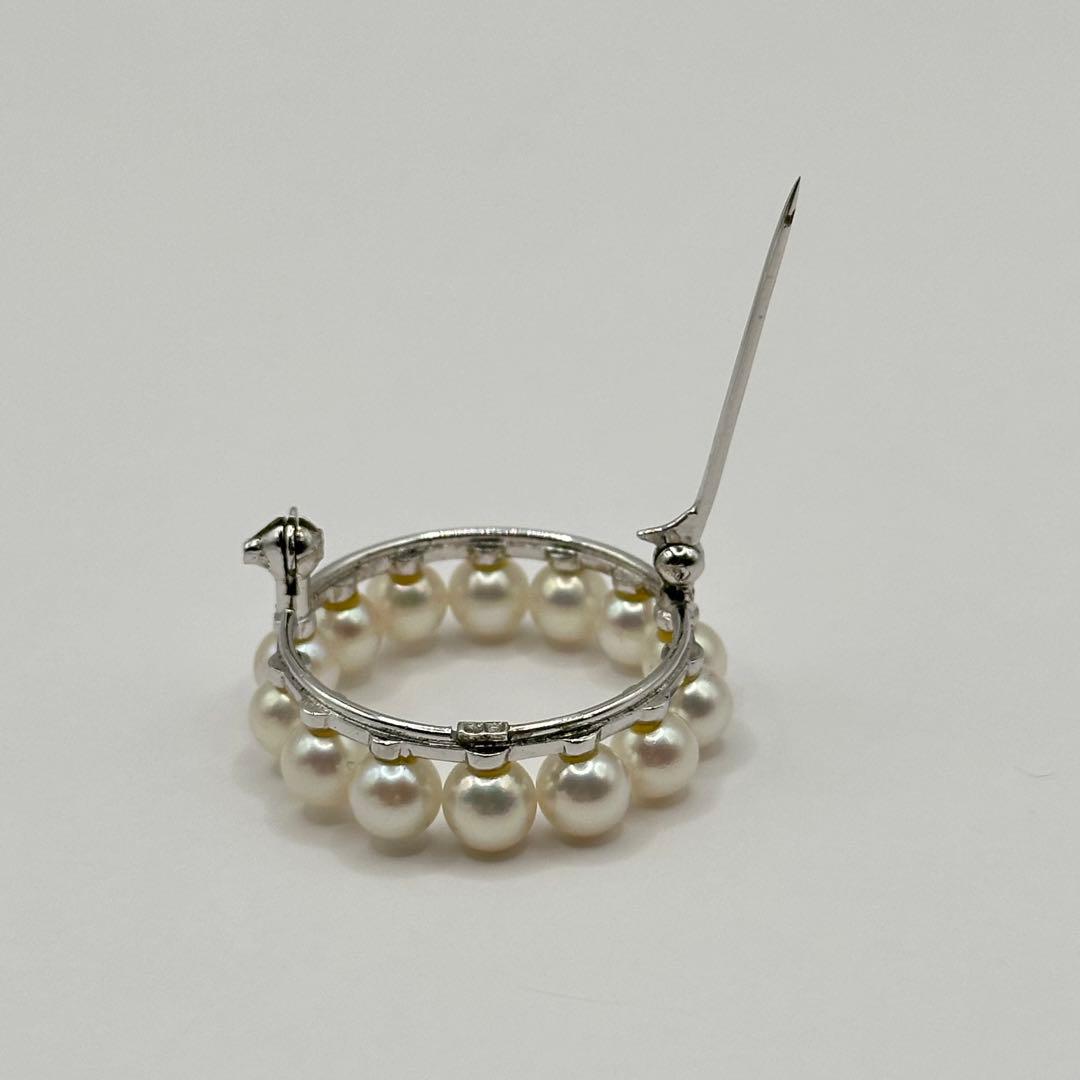 MIKIMOTO ミキモト ブローチ ベビーパール あこや真珠 サークル