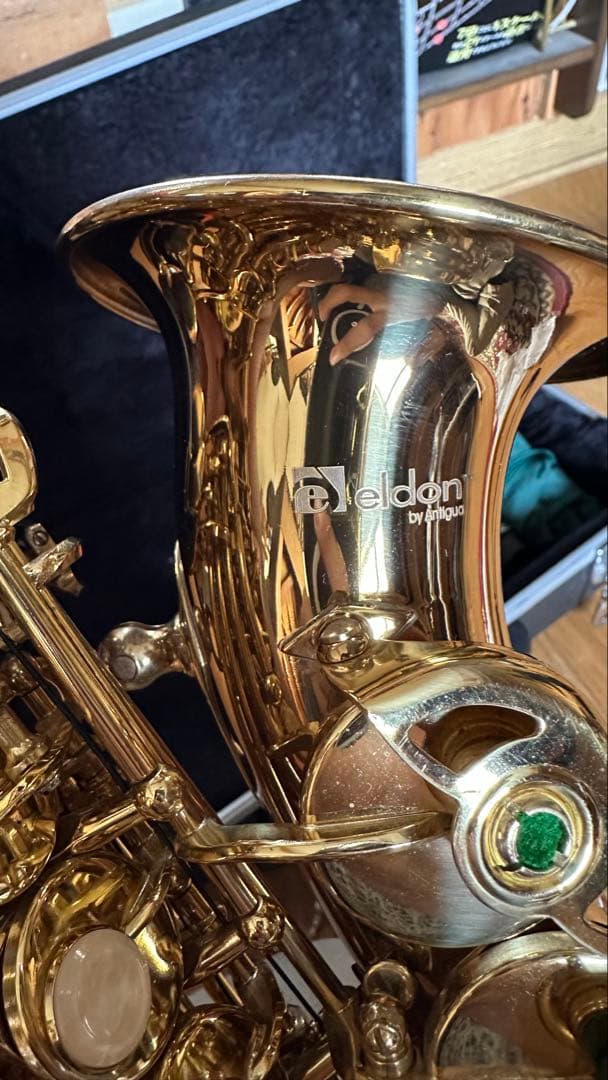 ANTIGUA SAX ELDON カーブドソプラノサックス 現状品