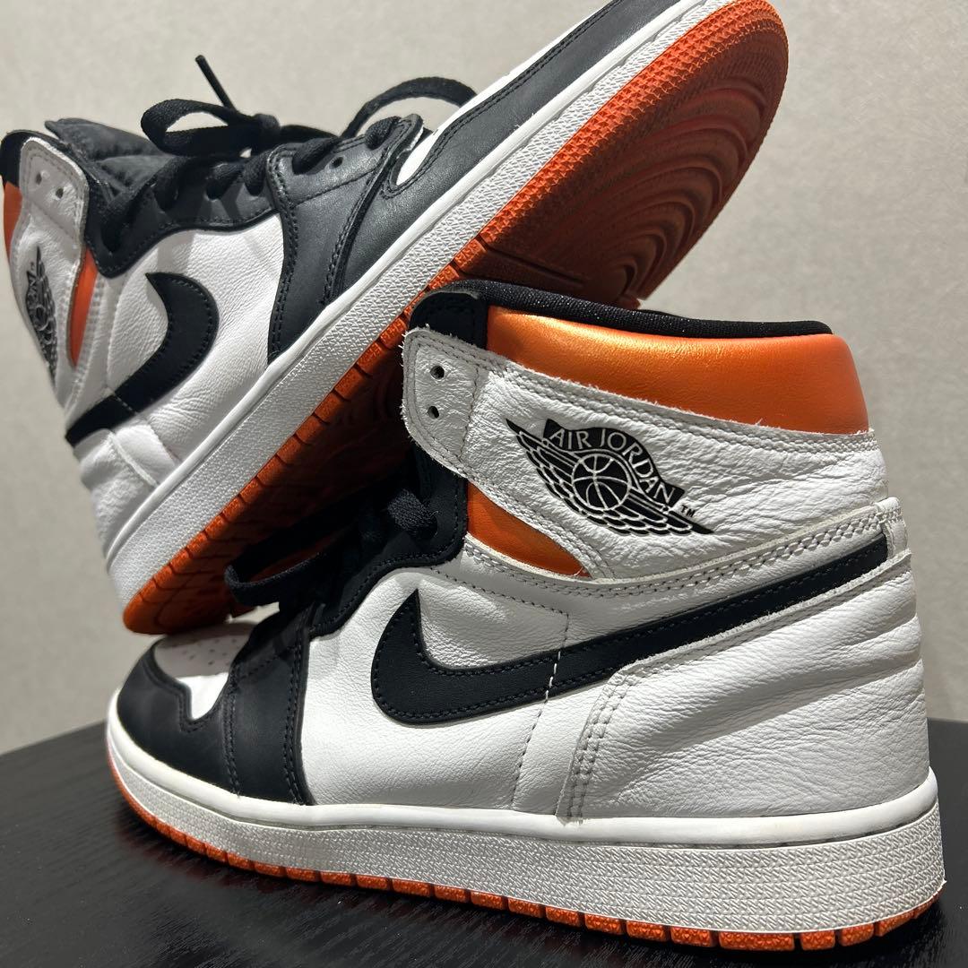 シューズ(男性用) NIKE AIR JORDAN 1 HiGH OG Electro Orange