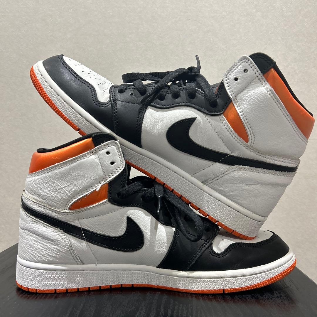 シューズ(男性用) NIKE AIR JORDAN 1 HiGH OG Electro Orange