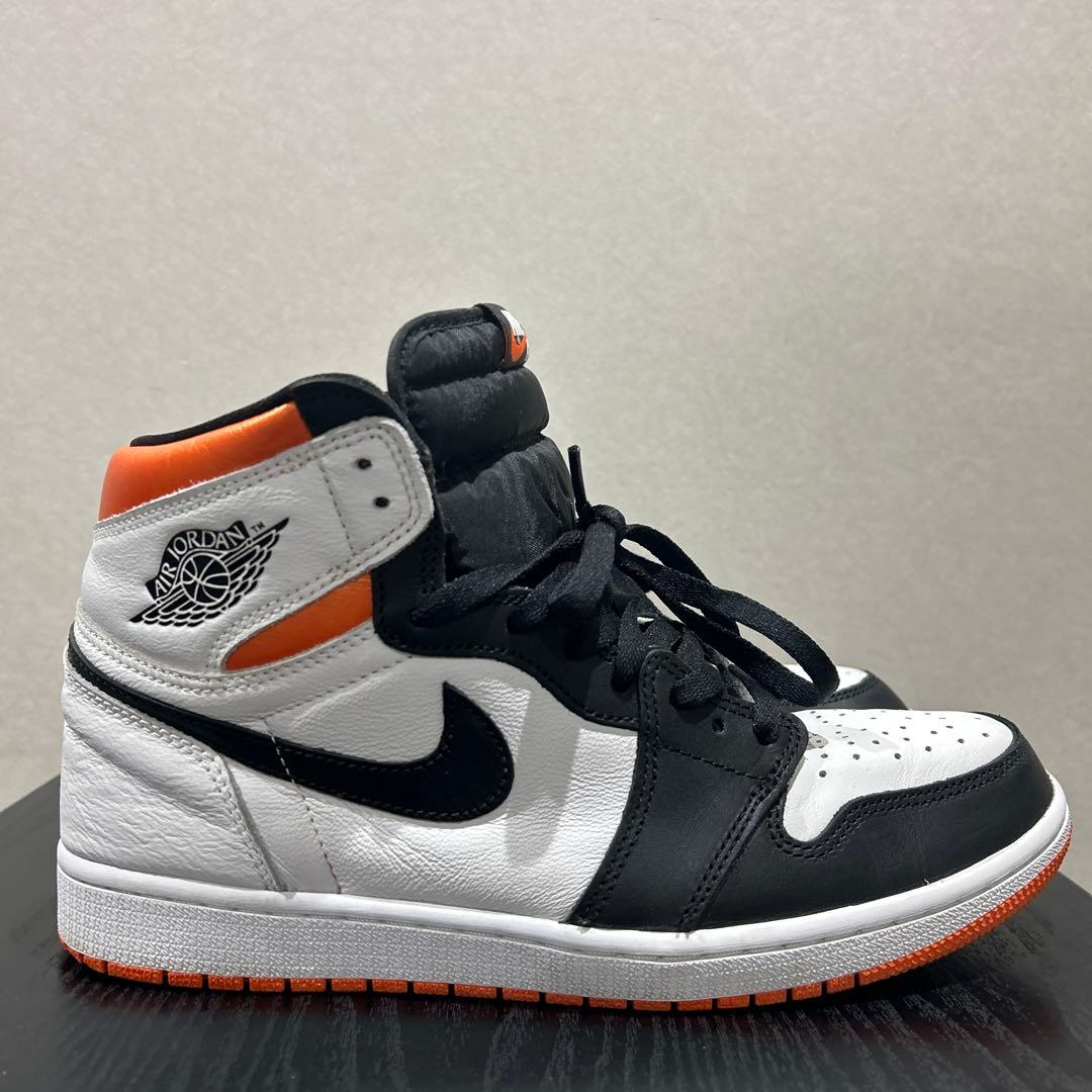 シューズ(男性用) NIKE AIR JORDAN 1 HiGH OG Electro Orange