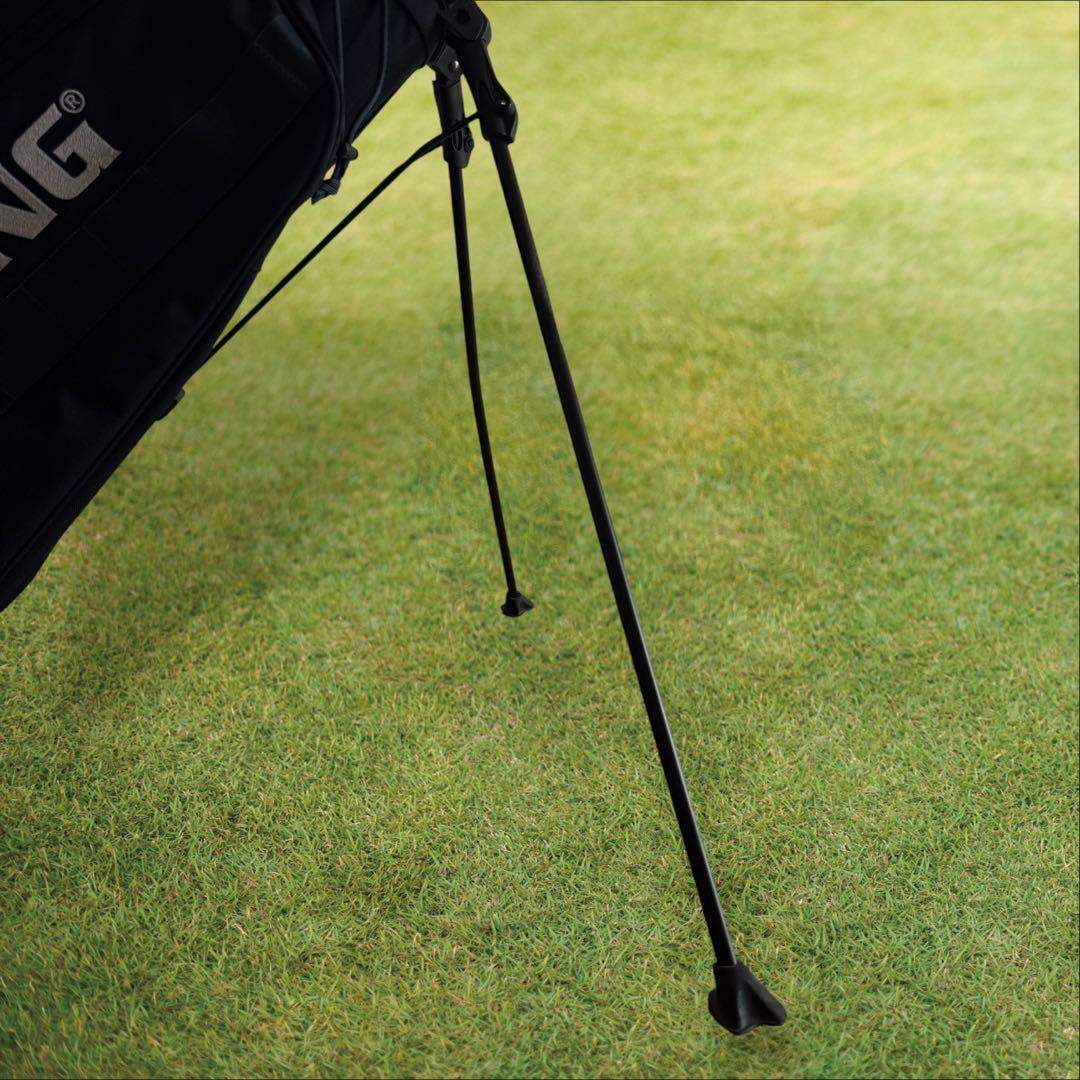 ブリーフィング　キャディバッグ　ショルダー式　スタンド式　軽量　ネイビー　紺