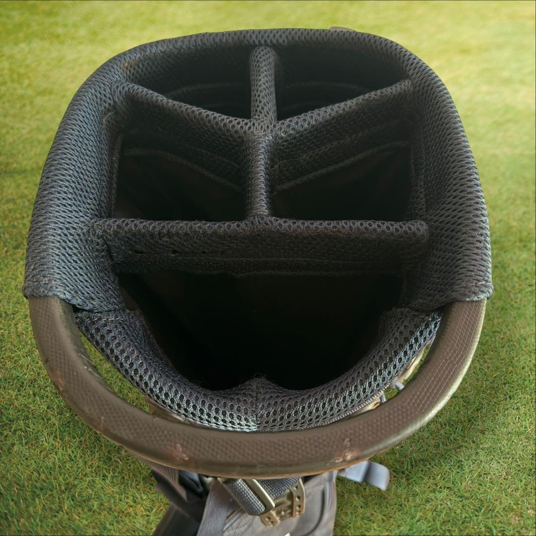 ブリーフィング　キャディバッグ　ショルダー式　スタンド式　軽量　ネイビー　紺