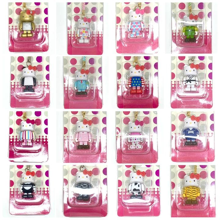 公式 ハローキティ ロボット 根付け ストラップ ご当地キティ レア 16