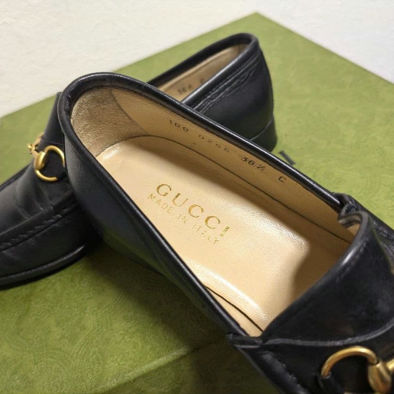 専用　美品　GUCCI　ホースビットローファー　黒　36 1/2