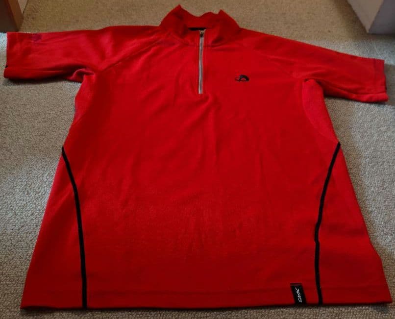 phiten　赤黒グレーシャツ３枚　デサントコラボ　ジップアップ