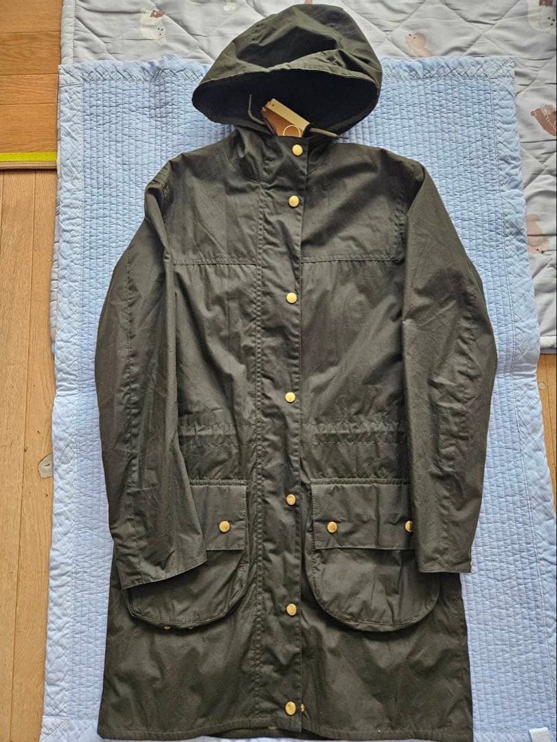 新品　バブアー　オイルドコットンモッズコート