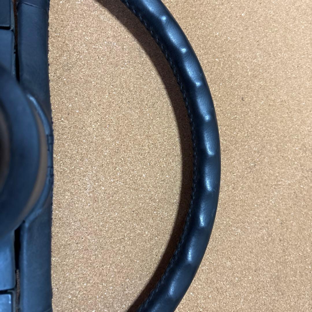 ポルシェ 90年　964 純正ステアリングホイール 黒