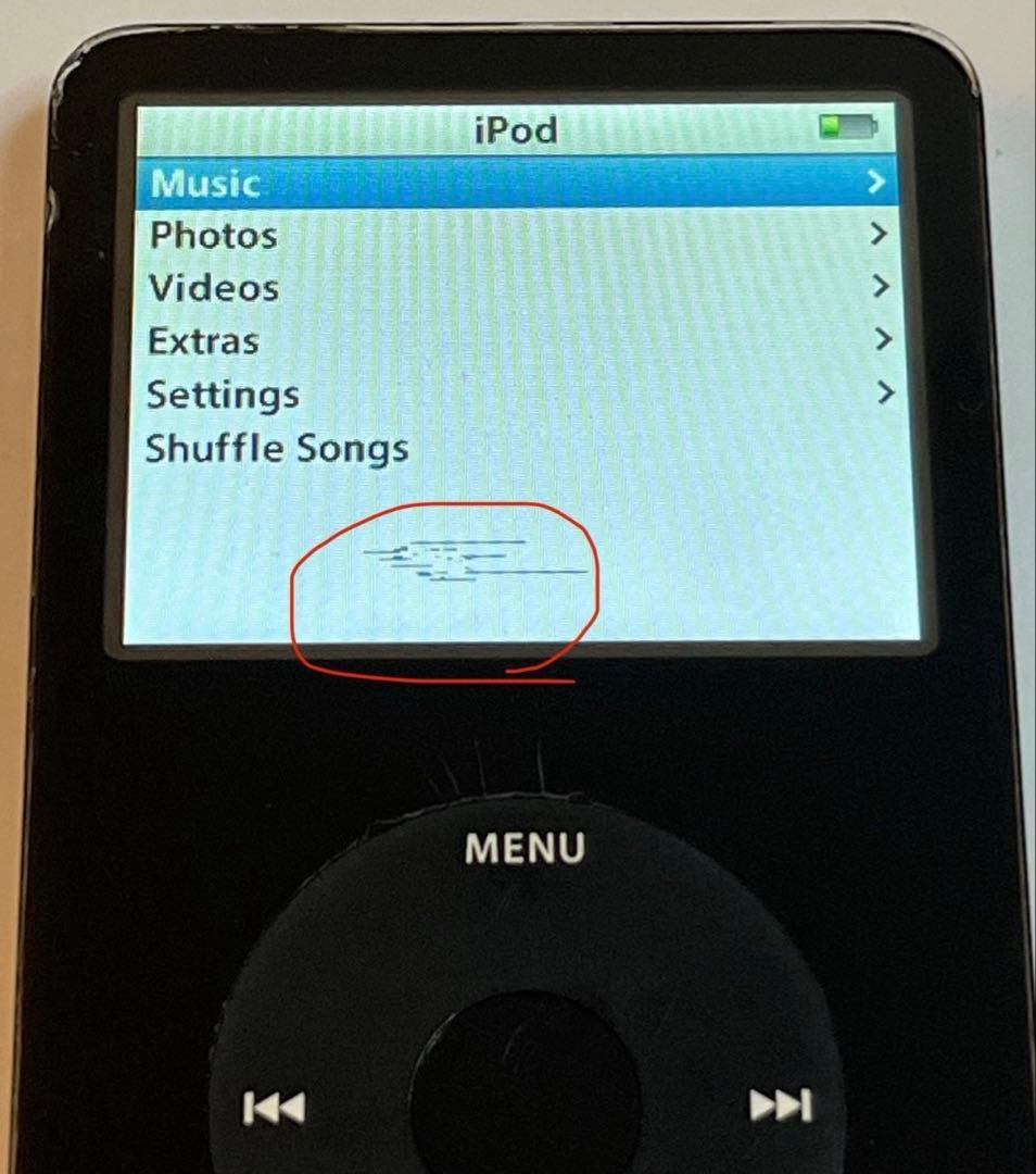 通電動作確認済] Apple iPod Classic 30GB