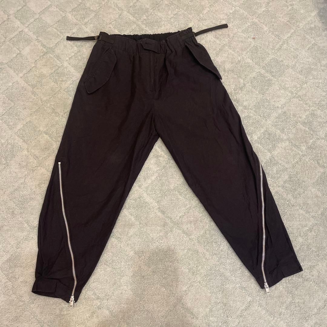 雰囲気抜群❗️】Y's YOHJI YAMAMOTO 黒 ボンテージパンツ激レア