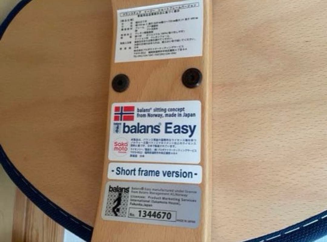 Balans Easy バランスチェア サカモトハウス　1脚