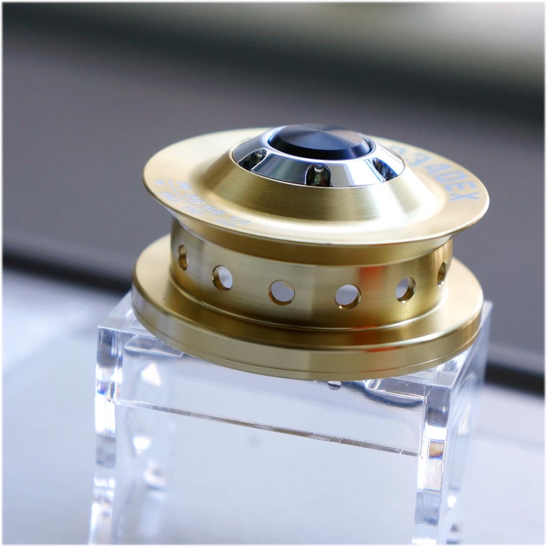 アベイル カーディナル３／３３用アルミスプール ＣＤ３４０ＥＸ ゴールド