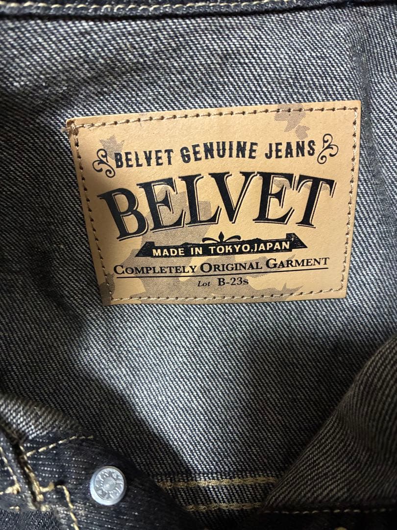 BELVET ベルベットBlack Denim Jacket デニムジャケットM