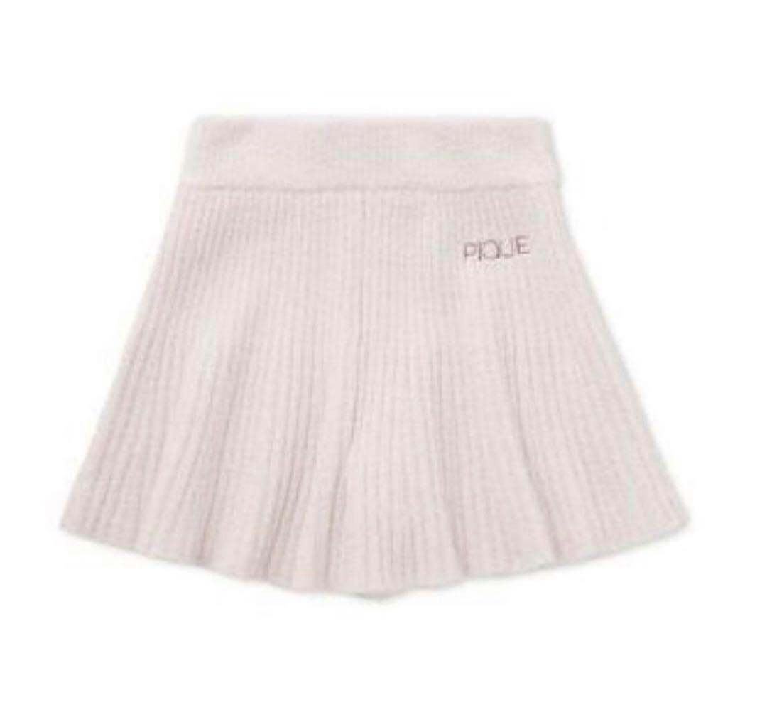 【送料込】チェリージャガードプルオーバー＆リブフレアショートパンツ セット