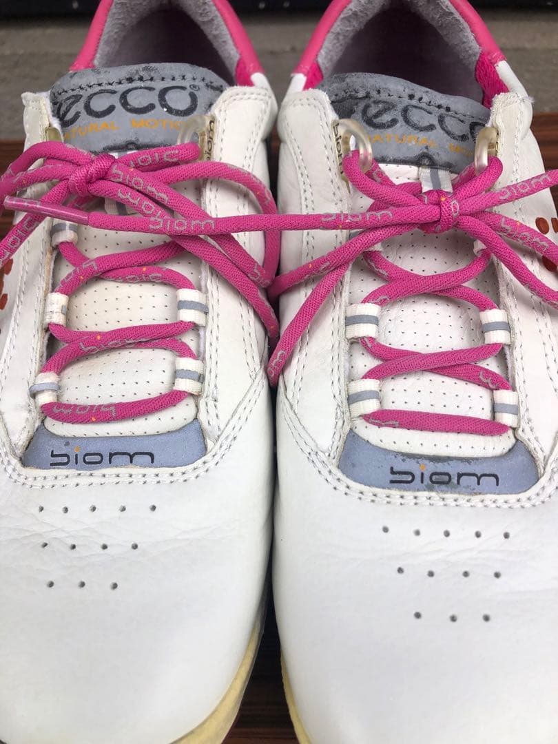 314番Ecco biom ゴルフシューズ 36 23.0cm スパイクレス