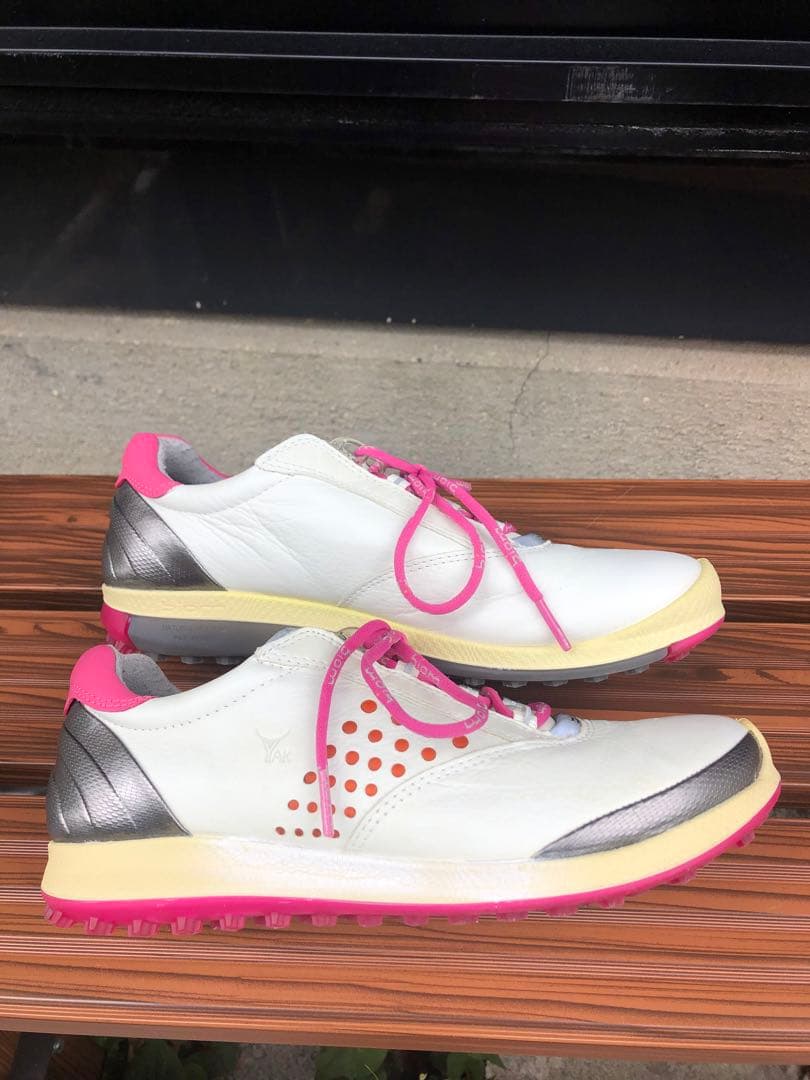 314番Ecco biom ゴルフシューズ 36 23.0cm スパイクレス