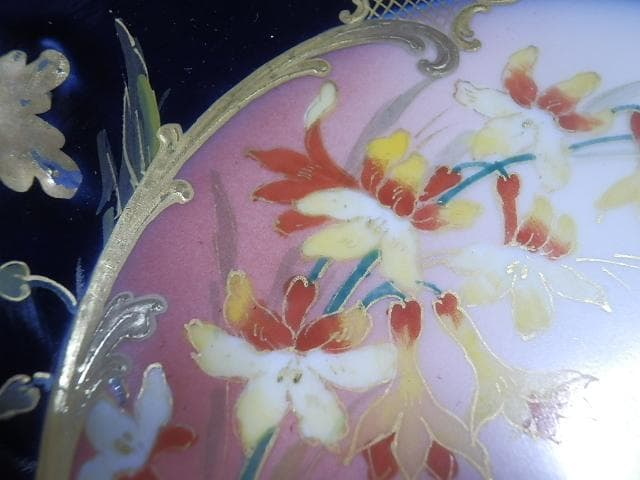 アビランドGDA　蒔絵金彩　ハンドペイント　1900年　21.5cm