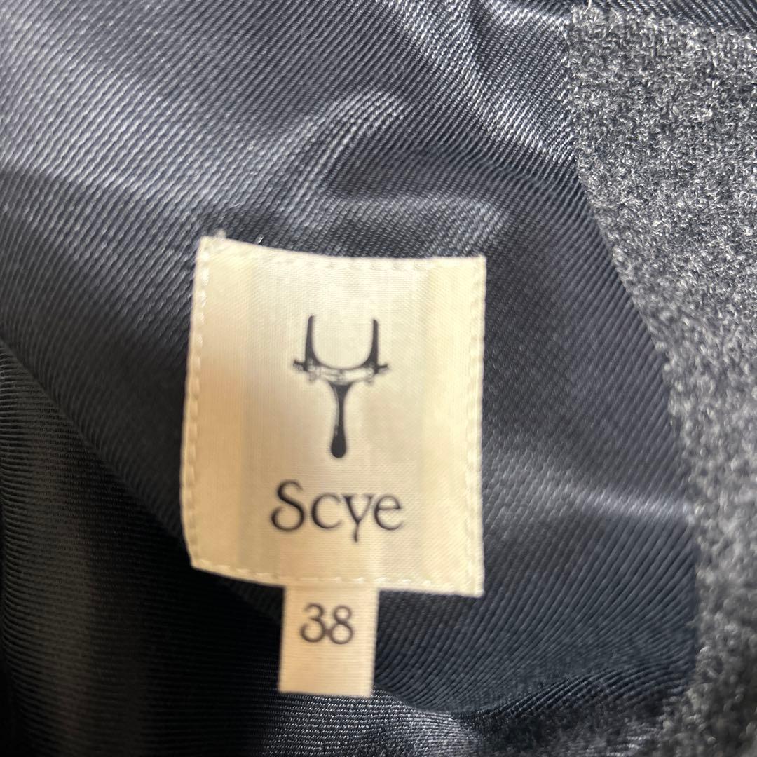 Scye(サイ) ウールツイードチェスターコート