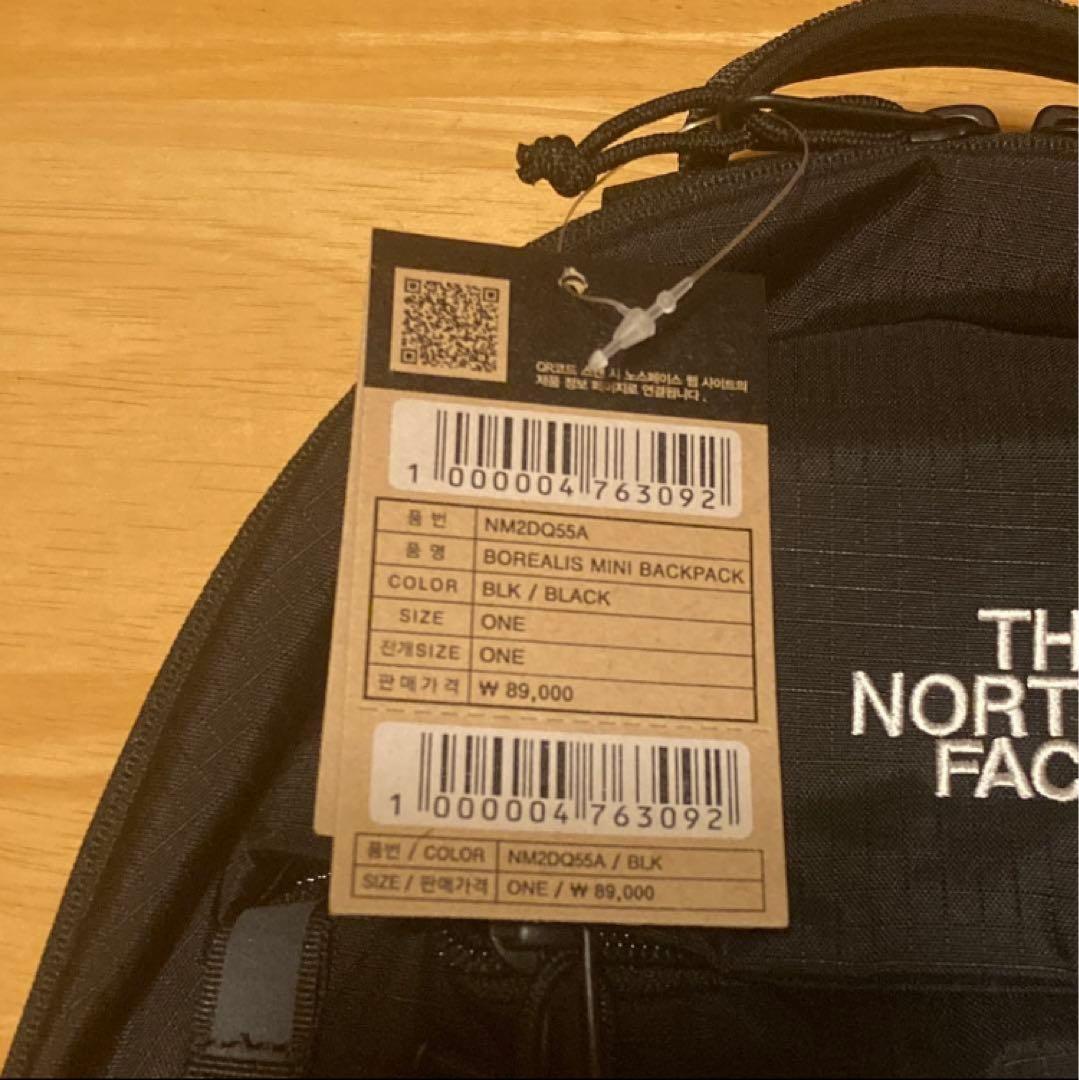 ノースフェイス　ボレアリス ミニバッグパック黒　THE NORTH FACE韓国
