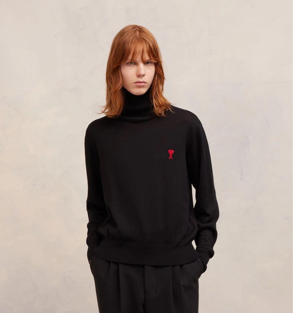 ami paris アミパリス タートルネックニット セーター Sサイズ - メルカリ