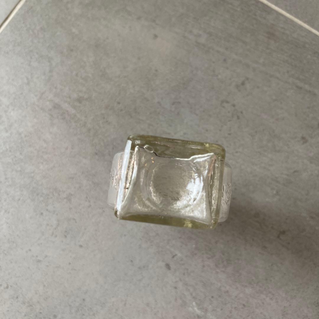 白玉ソース　アンティーク　ガラスボトル　大日本大阪野村吟醸　注ぎ口汚れあり希少