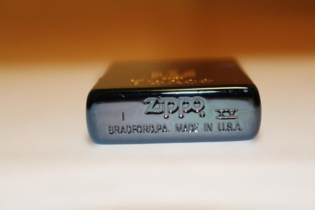 Blue Zippo Peace ライター チタン