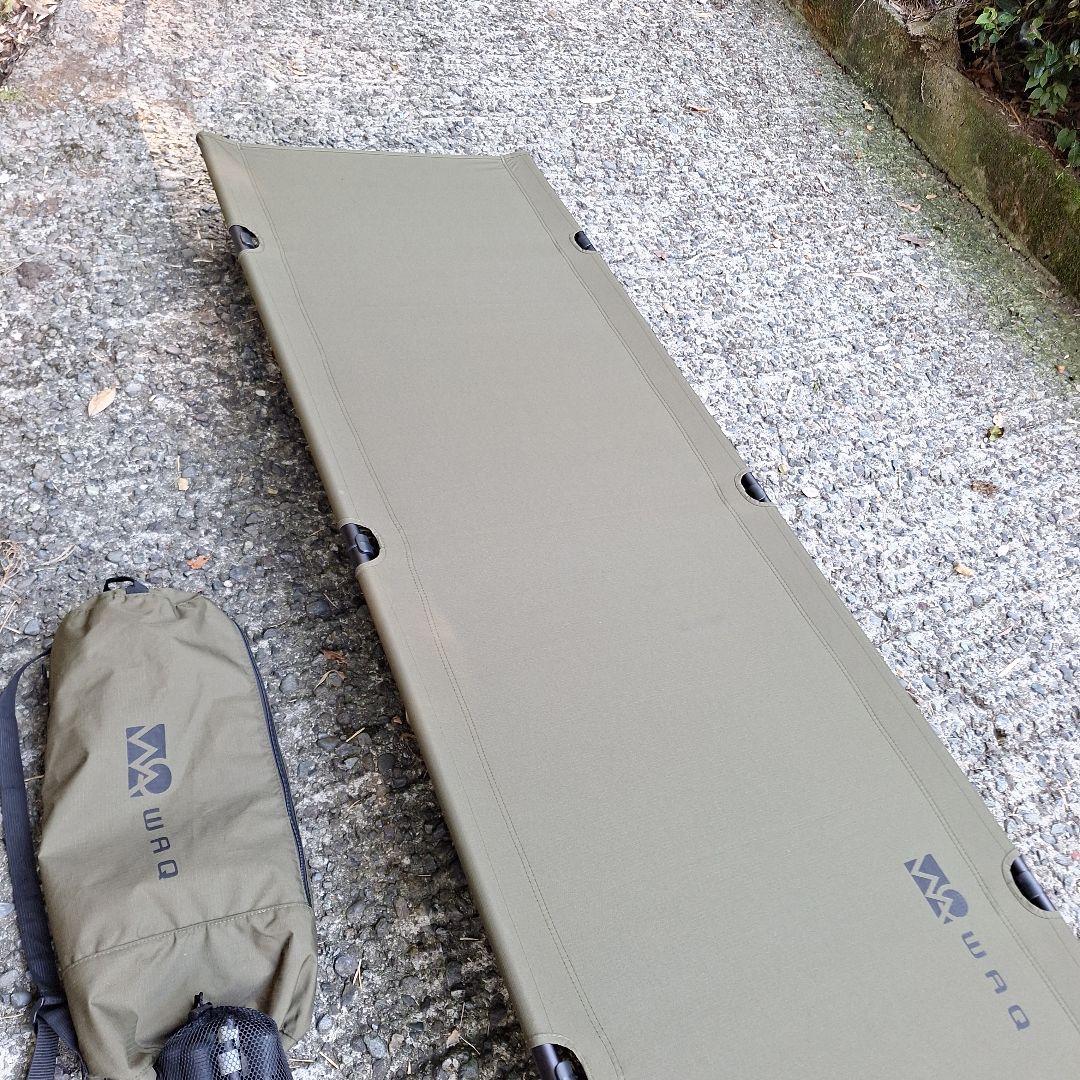 WAQ 折りたたみコット オリーブグリーン