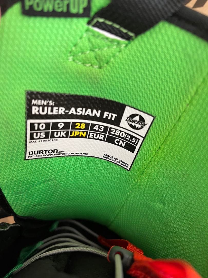 BURTON RULER スノーボードブーツ 28cm