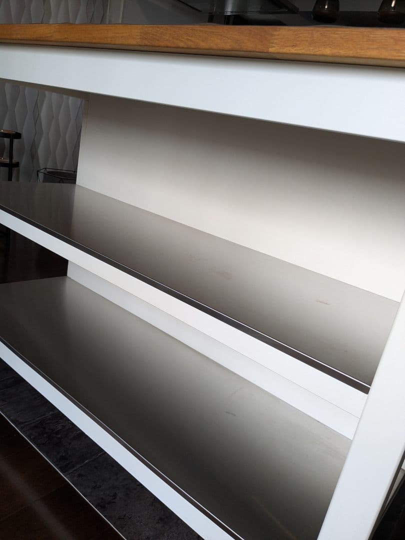 イケアIKEASTENSTORPアイランドキッチンテーブル＆椅子＋おまけ【引取