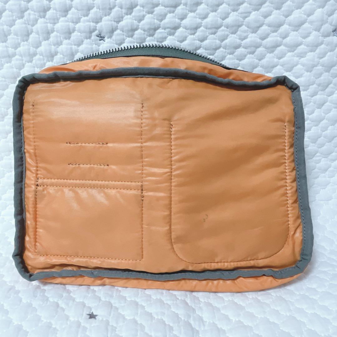 PORTER ポーター タンカー ショルダーバッグ 2層式 シルバーグレー