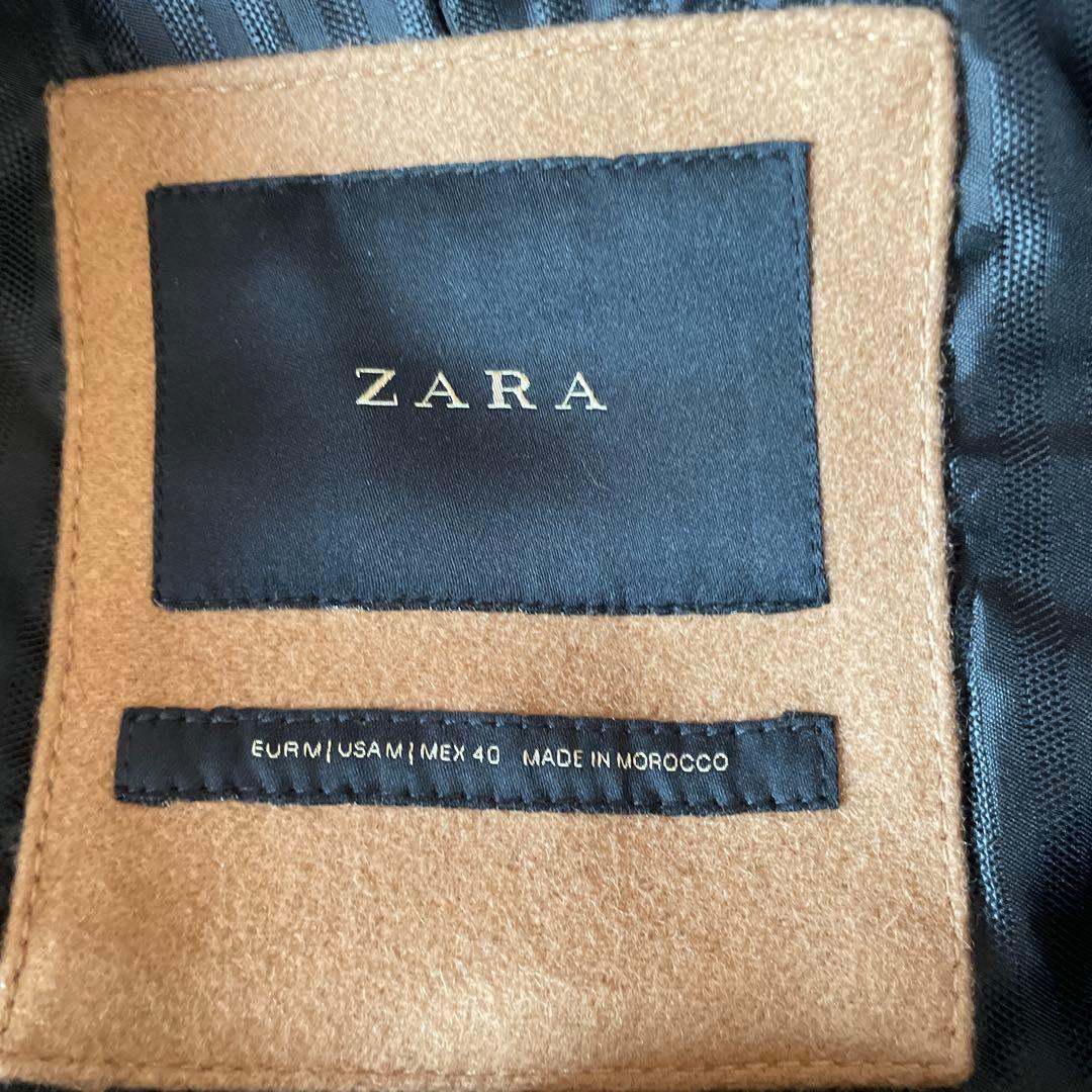 【新品未使用】ZARA（ザラ）スタンドカラー チェスター コート Mサイズ