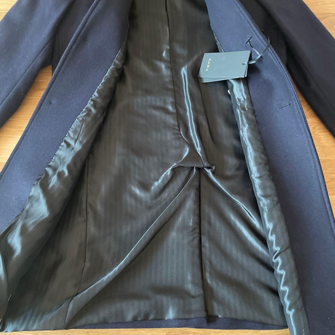 【新品未使用】ZARA（ザラ）スタンドカラー チェスター コート Mサイズ