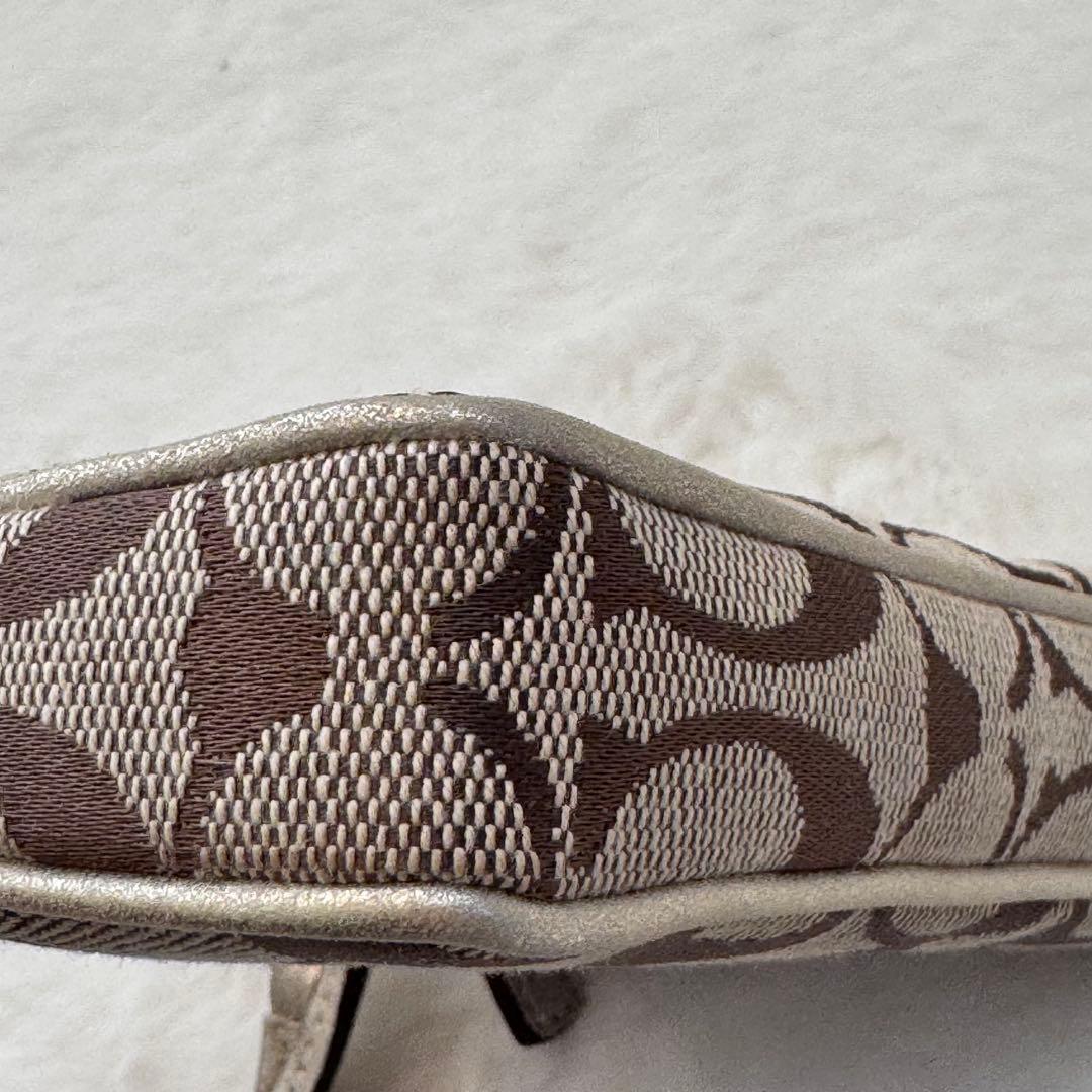 専用【新品】COACH シガレットケース　シグネチャー/マルチポーチ/チャーム