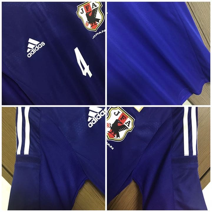 日本代表 本田圭佑 選手 #4 ユニフォーム 14/15 ホーム 選手着用モデル