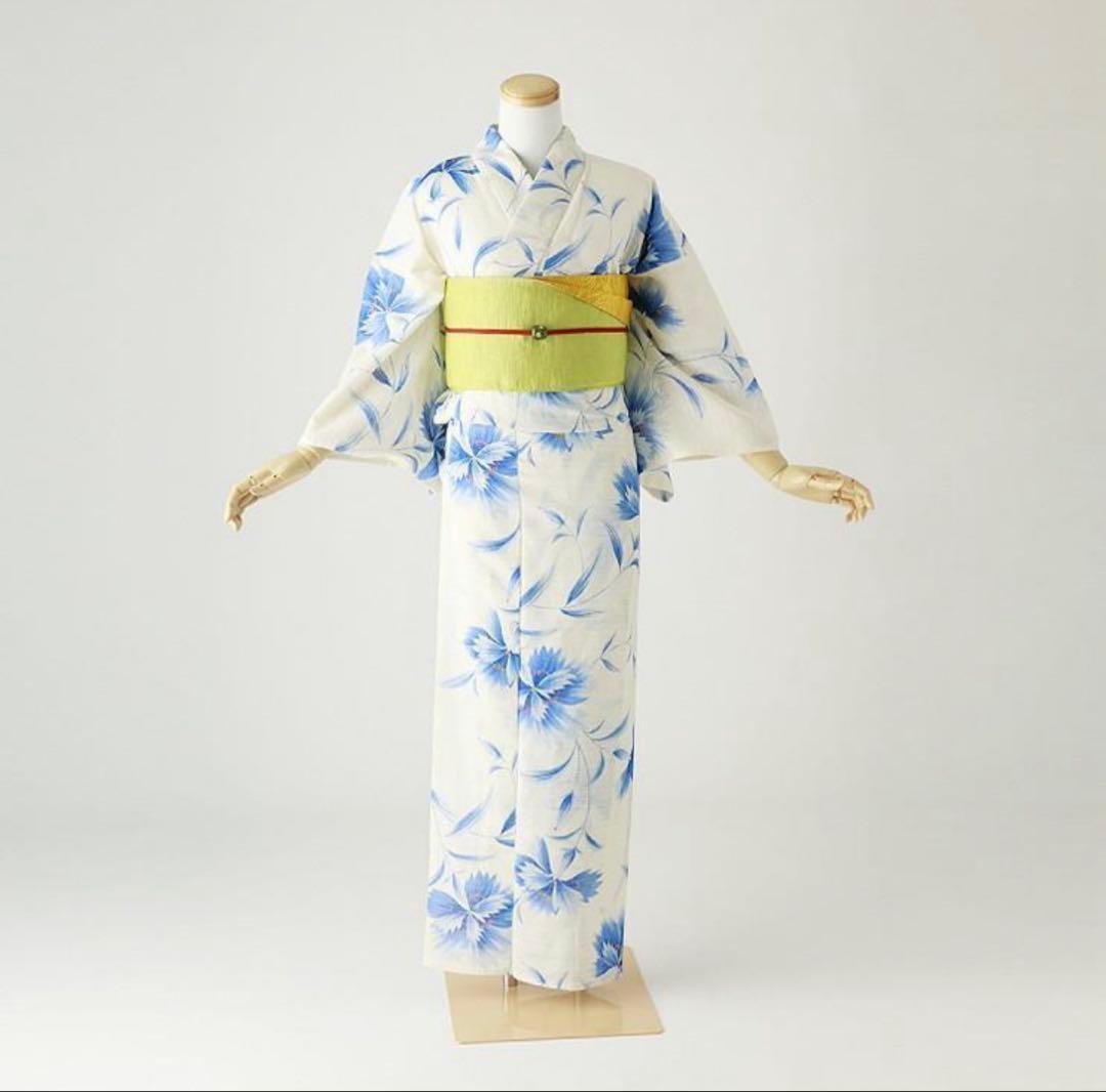 美品✨三越伊勢丹購入！夢工房 浴衣 水色 定価44,000円 - メルカリ