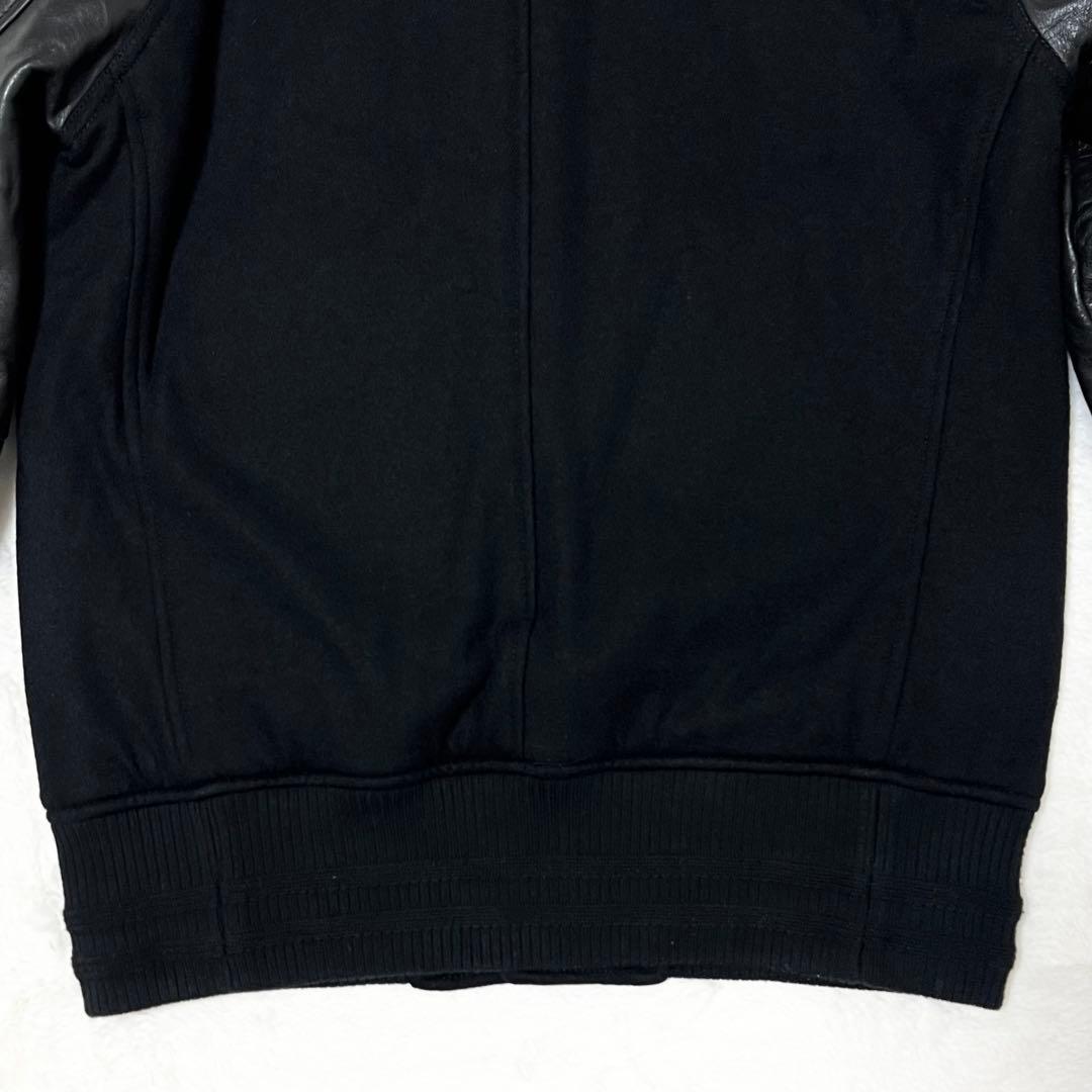 【ミヤザワ専用】ｗｊｋ ✨️スタジャン　切り替え　袖レザー　牛革　カウレザー　中綿