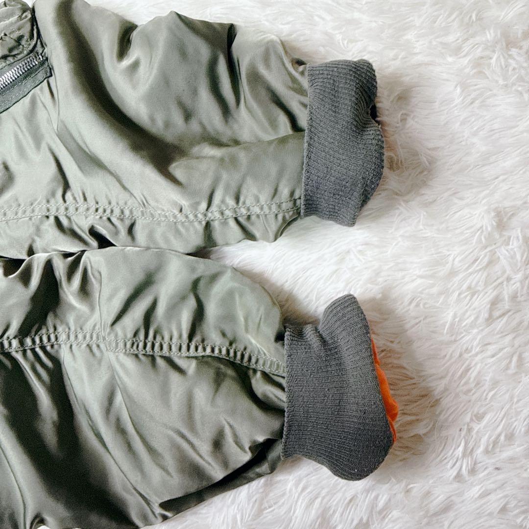 アルファ MA-1 カーキ M 80s IDEAL USA製 短丈 y2k - メルカリ