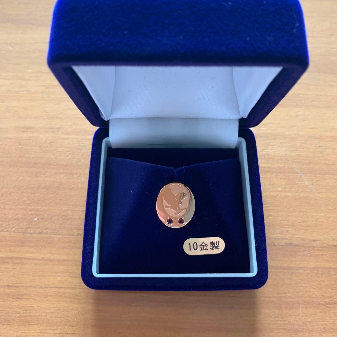 10金製 ピンバッジ イーグル フォーエバー forever | 激安通販のイー